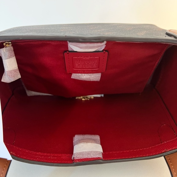 Coach Horse and Carriage Dot Print Tote Bag - Picture 3 of 4